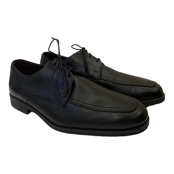 AE by Allen Edmonds Men's Tribeca Black Leather Derby Dress Shoes Size 9 - Picture 1 of 11